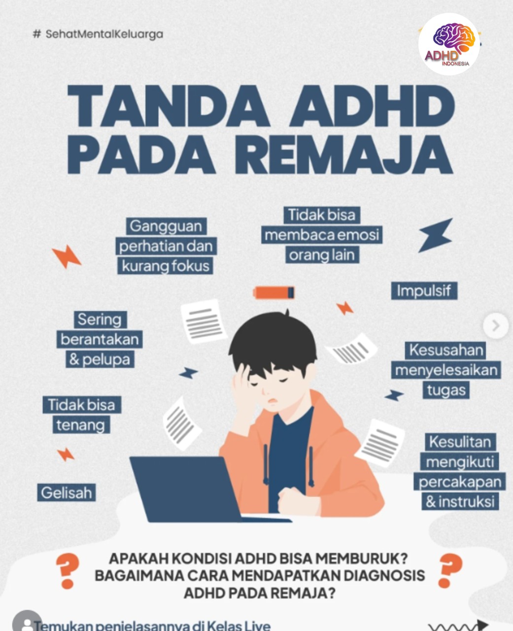 Screening ADHD Non-Diagnostik: Edukasi Awal bagi Orang Tua di Kabupaten Bogor